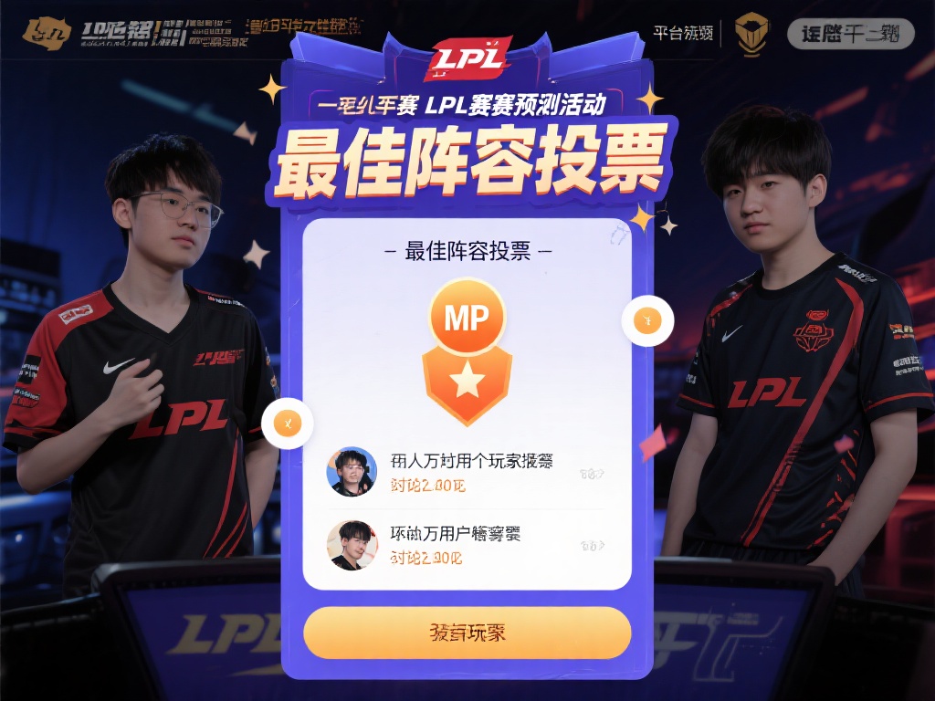 例如，在最近的一次LPL季后赛预测活动中，平台发起