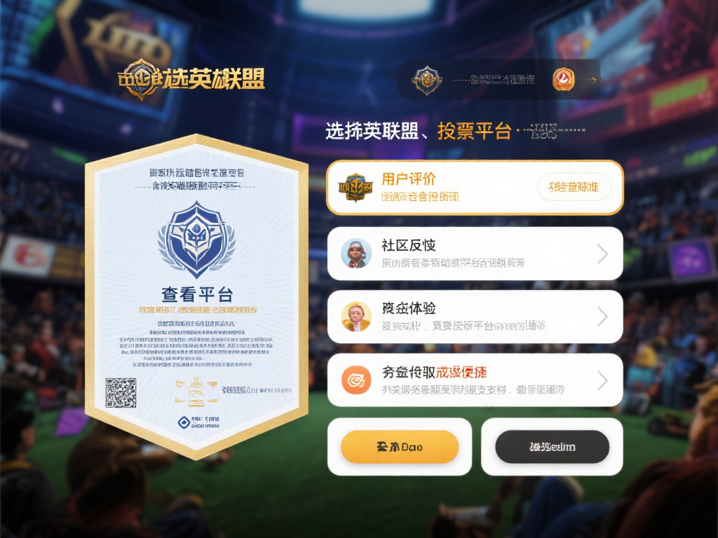 在挑选英雄联盟投注平台时，有几个关键标准可以帮助你