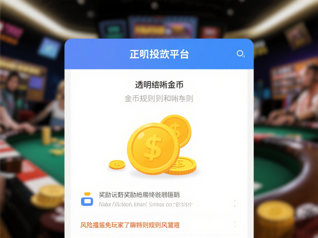 透明的规则和条款：一个正规的投注平台会清晰列出金币