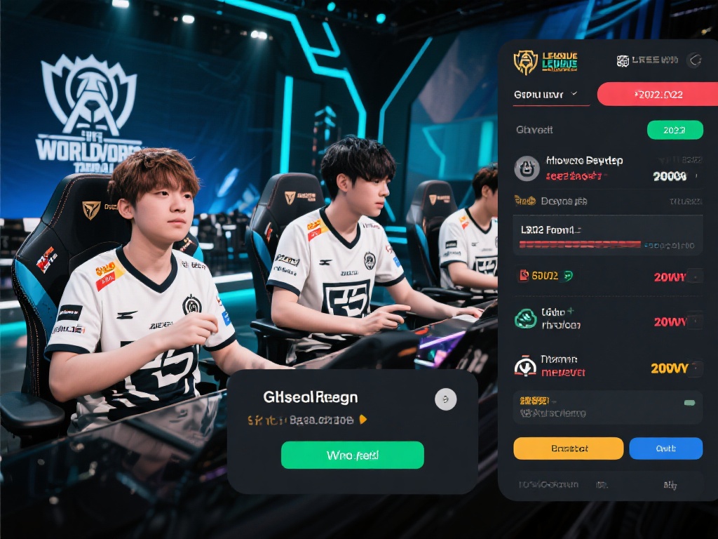 以2022年《英雄联盟》世界赛为例，某玩家在小组赛